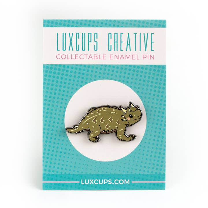 Horned Toad Pin for wholesale by LuxCups Creative