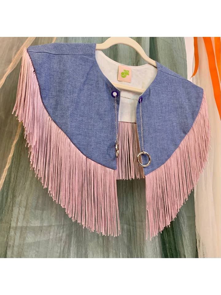 Shop Journal Vintage - Wholesale Shirt - Women's - Fringe chain detachable collar9