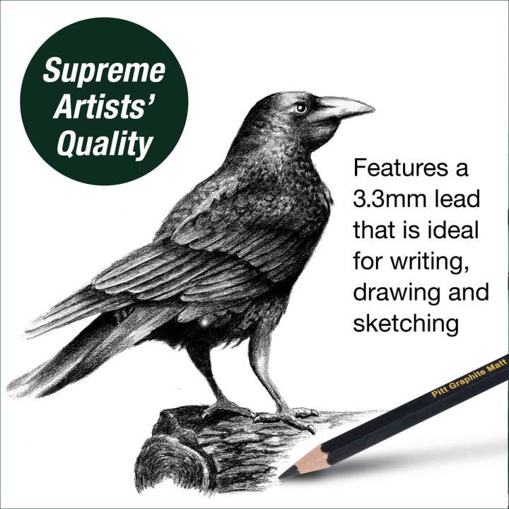 Faber-Castell / Creativity for Kids - Wholesale Colored Pencil - Pitt Graphite Matte Pencil Sketching Set (2B, 6B, 10B, 14B)