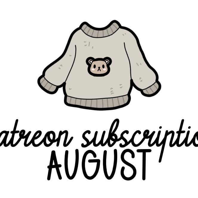 AUGUST - PATREON ABONNEMENT for engroshandel hos AubrielBoutique