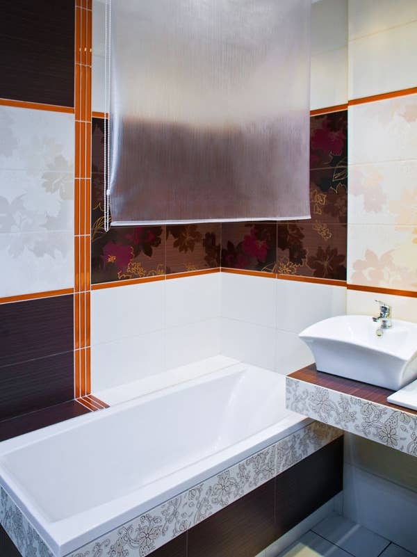 TROPIK HOME – wholesale Shower curtain – Shower Curtain Roller Blind with bracket fittings, 100cm1