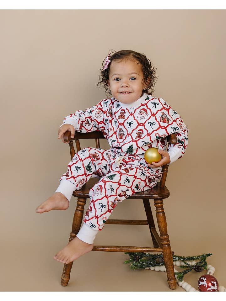 Lucky Panda Kids - Wholesale Top & Pant Set - Kids - Jogger Set | Christmas Bear10