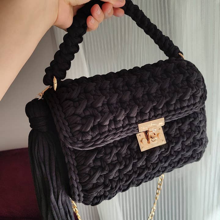 CHQEL - Wholesale Clutch Bag - Women's - CHQEL Evening Clutch Bag for Women, Handmade Crochet Wedding
