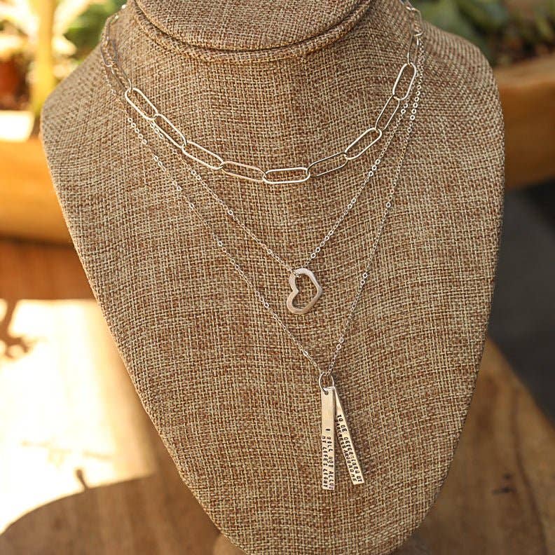 Chocolate and Steel - Wholesale Pendant/Charm Necklace - I will not allow my life's light to be determined by the darkness around me - Sojourner Truth quote necklace5