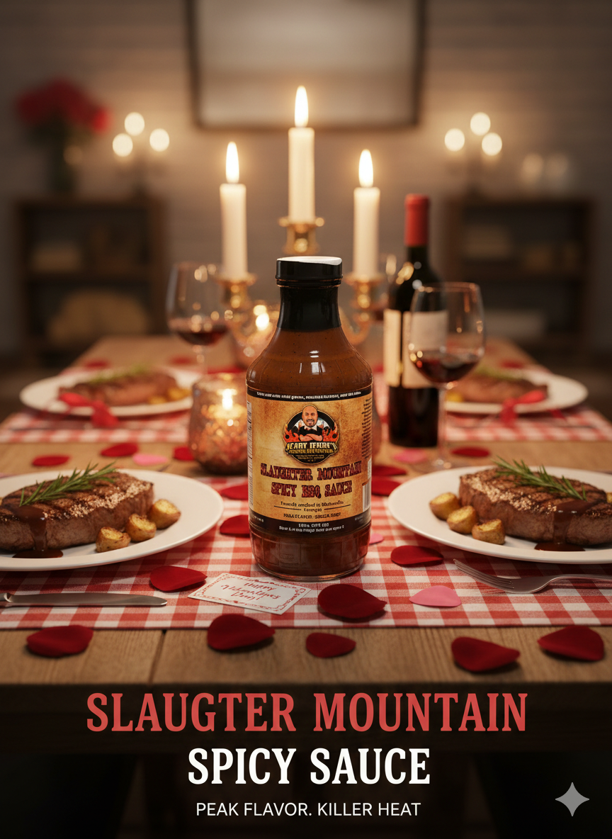 Scary Jerry's Mountain Fire Hot Sauce - Wholesale BBQ Sauce - Slaughter Mountain Spicy BBQ Sauce3