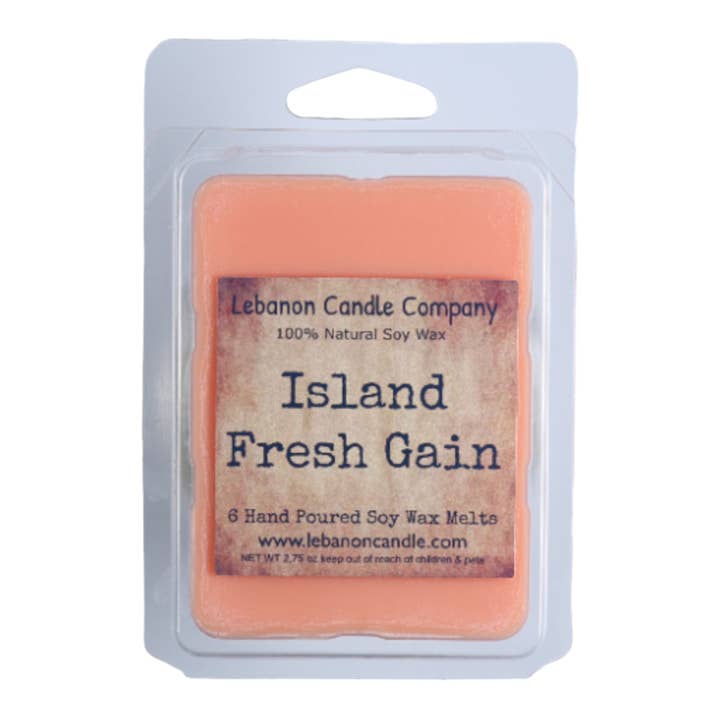 Lebanon Candle Company - Wholesale Wax Melt - Island Fresh Gain Wax Melt