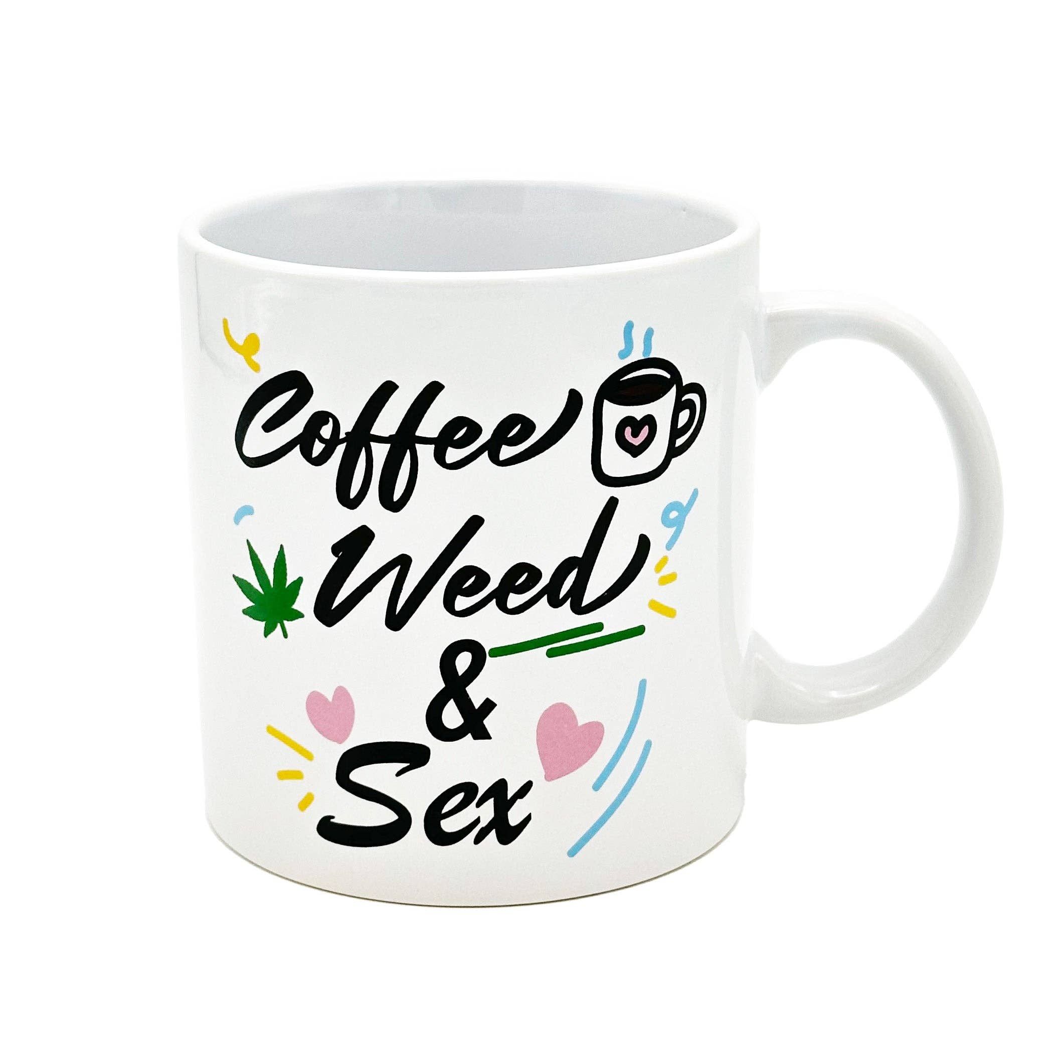 Island Dogs - Vente Tasse à café - Mug à café géant de 22 oz avec motif de cannabis et sexe0