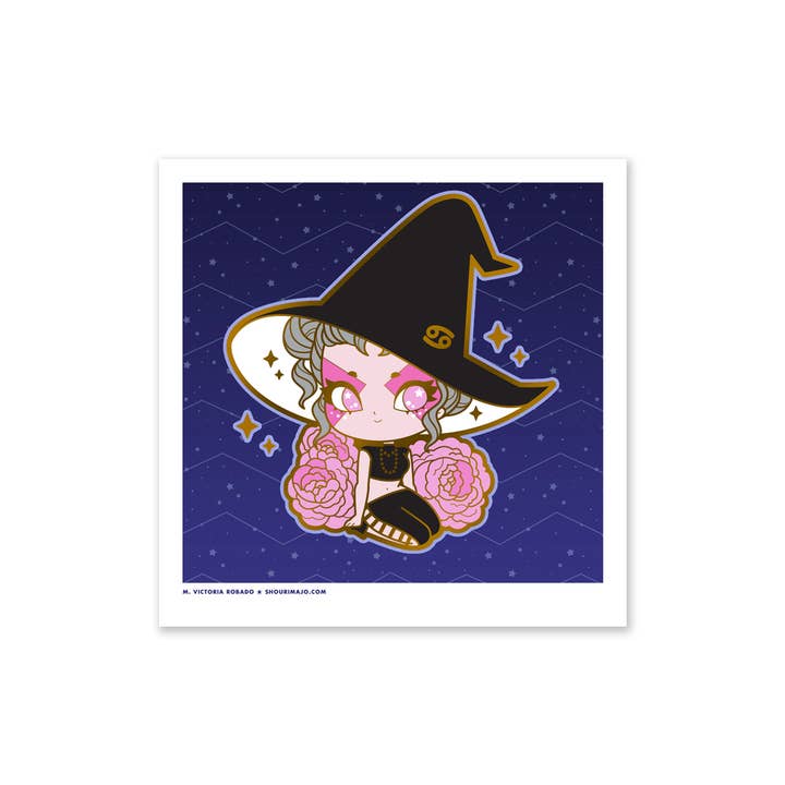 SHOURIMAJO - Wholesale Art Print - Art Prints Zodiac Chibi Witches3