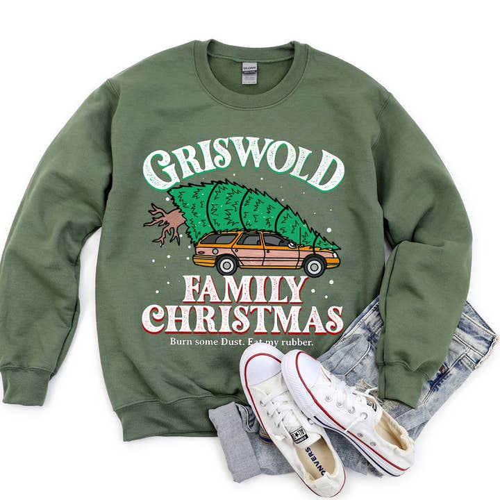 Refinery Number One LLC - Wholesale Graphic Sweatshirt - Women's - Griswold Family Christmas Sweatshirt7