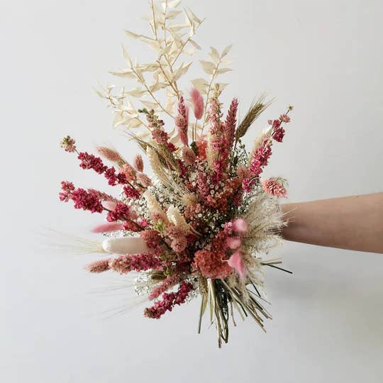 FLORALS BY K - Wholesale Dried/Pressed Flowers - Dried Bouquet "Rose" Large1