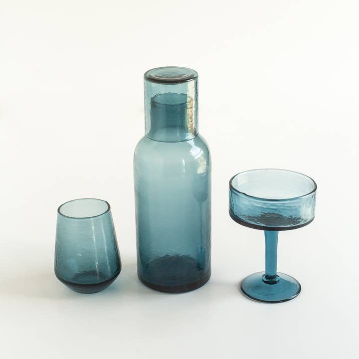 Creative Women Australia – Engroshandel Karaffel – Håndblæst karafler i hamret glas4