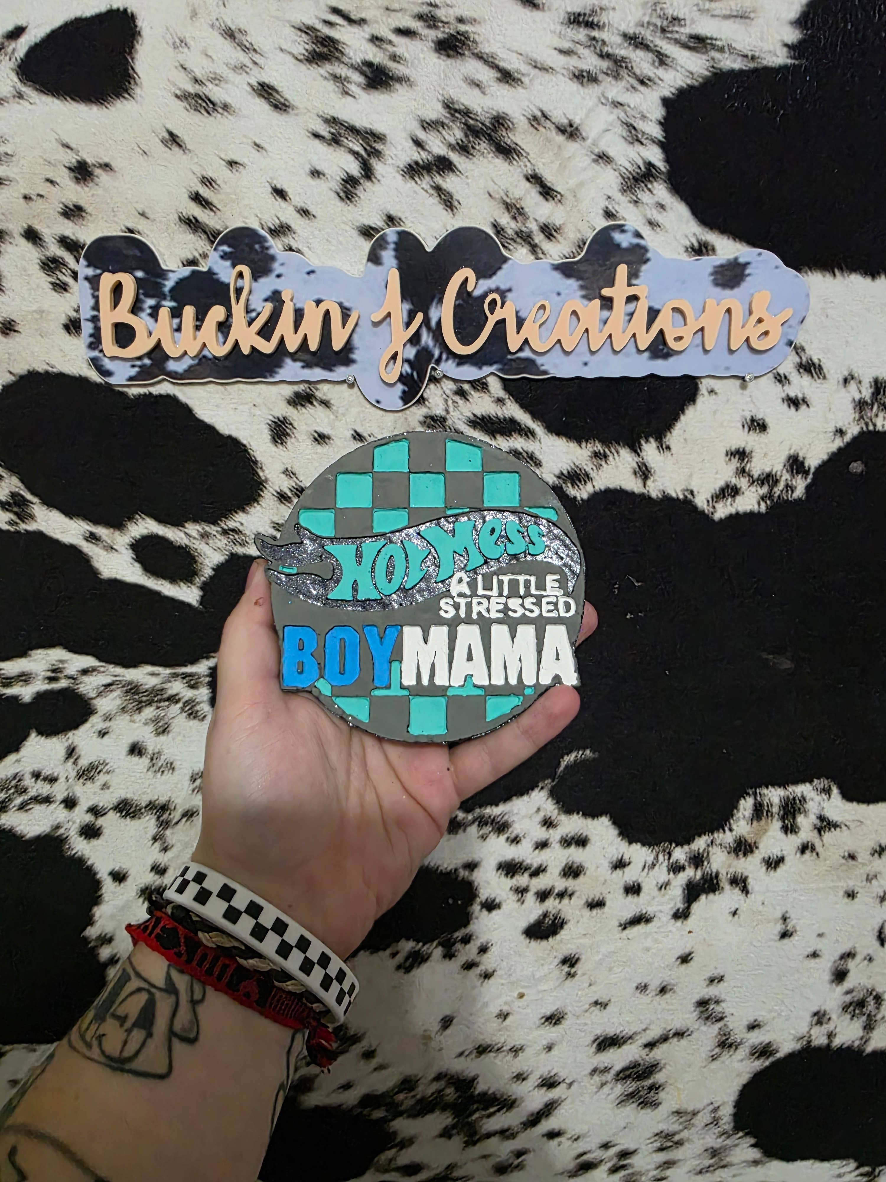 Buckin J Creations - Venta al por mayor Ambientador de coche - Mujer - Ambientador de coche para mamá de chicos desastrosos6