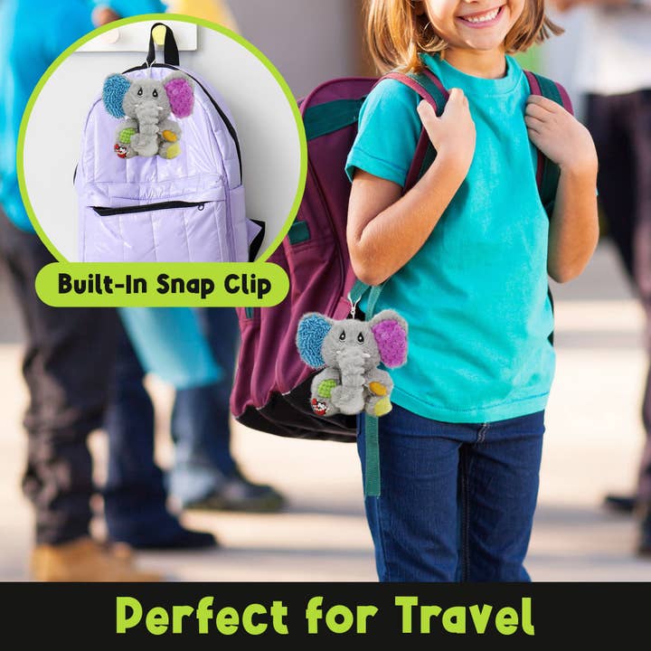 Kurated Korner - Wholesale Stuffed/plush toy – Kids & baby - Meavia Mini Ellie the Sensory Elephant Plush Toy4