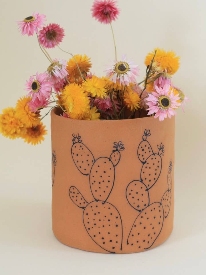Opuntia Planter for wholesale by Melville Ceramics