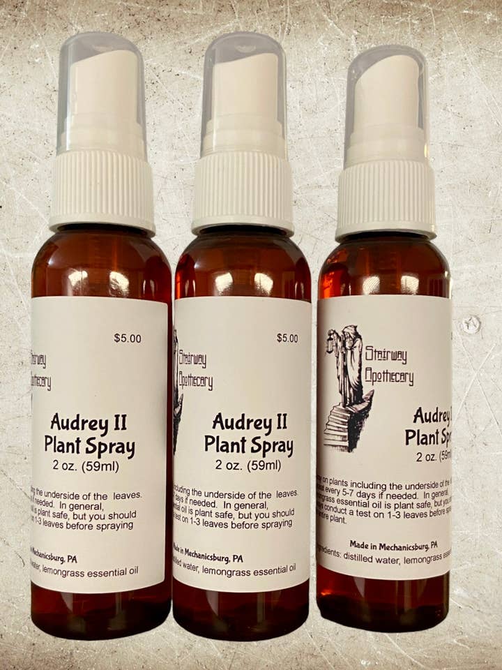 Audrey Plant Spray for wholesale by Stairway Apothecary