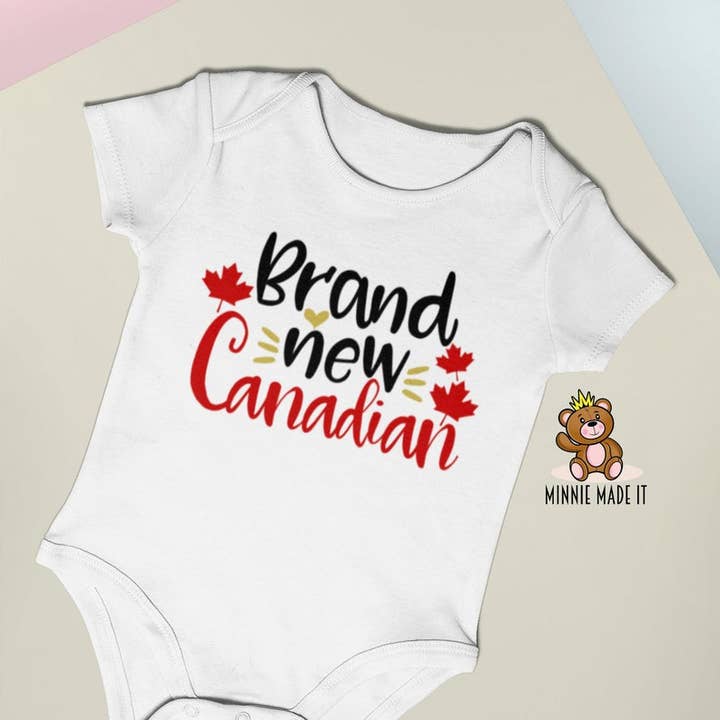 Brandneuer kanadischer Baby Onesie für den Großhandel von Minnie Made It