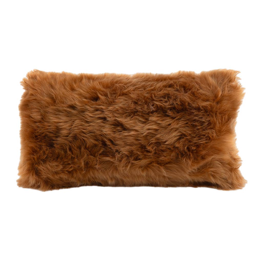 Fibre by Auskin USA - Wholesale Throw/Decorative Pillow - Long Wool Sheepskin Lumbar Pillow6