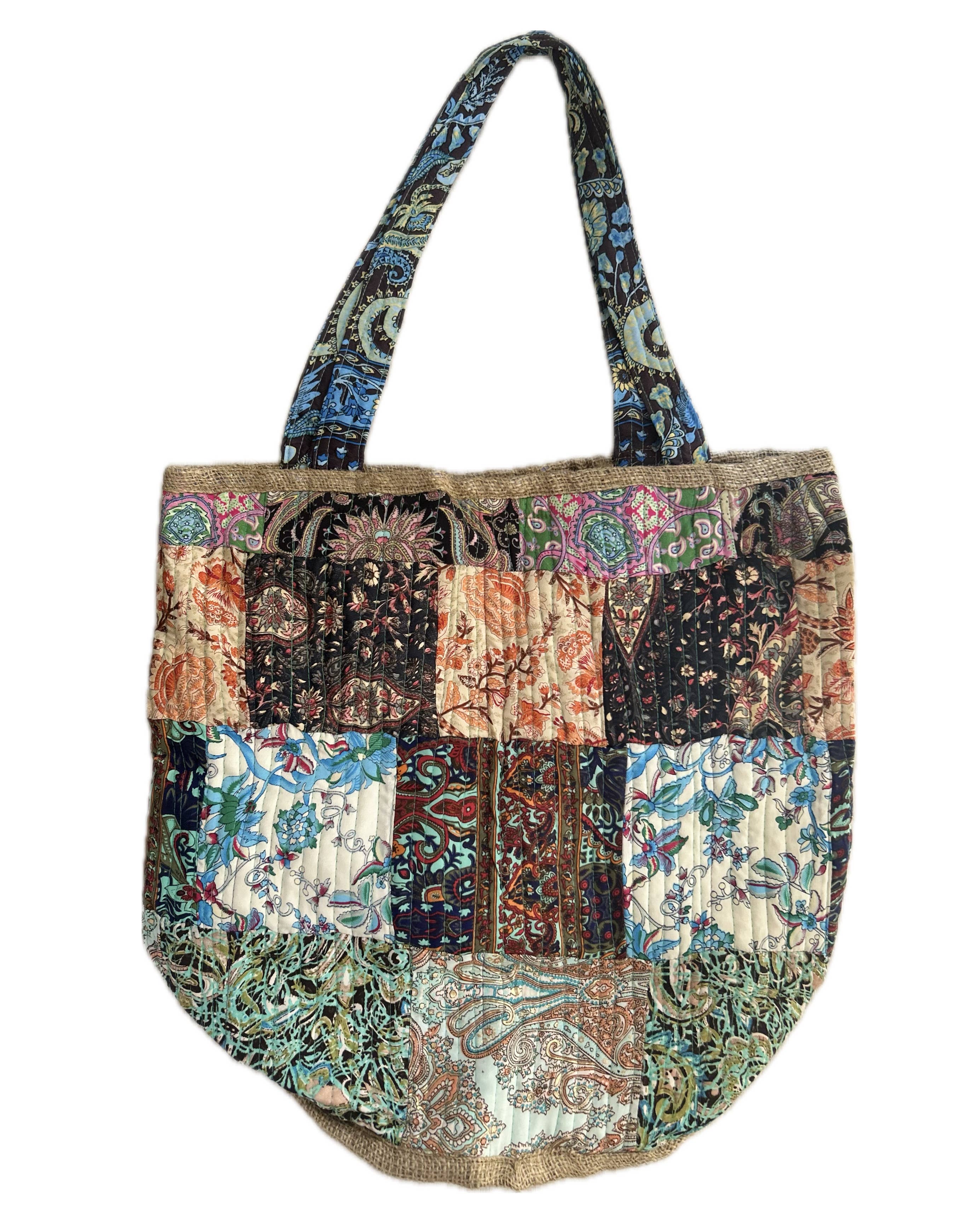 Bamboo Trading Company - Wholesale Tote Bag - Women's - Patchwork Tote0
