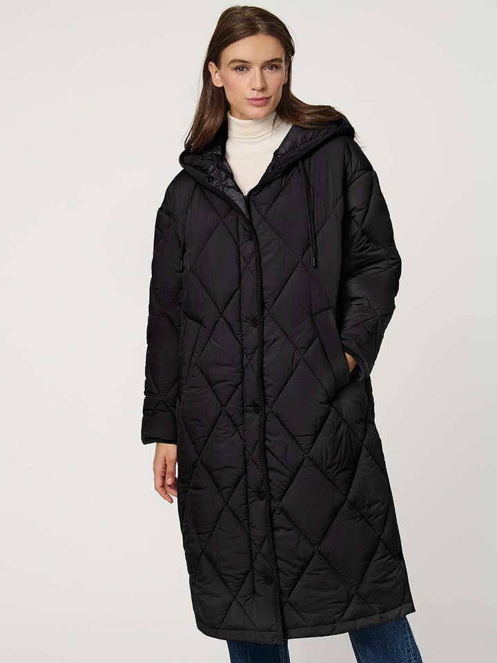 Bren Quilted Puffer Coat for wholesale by Bernardo