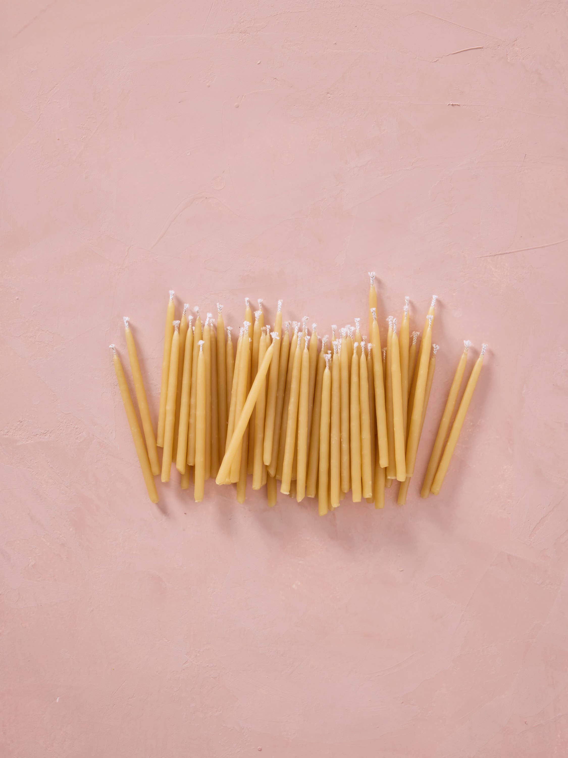 Hand-dipped Beeswax Birthday Candles | Natural for wholesale on Faire2