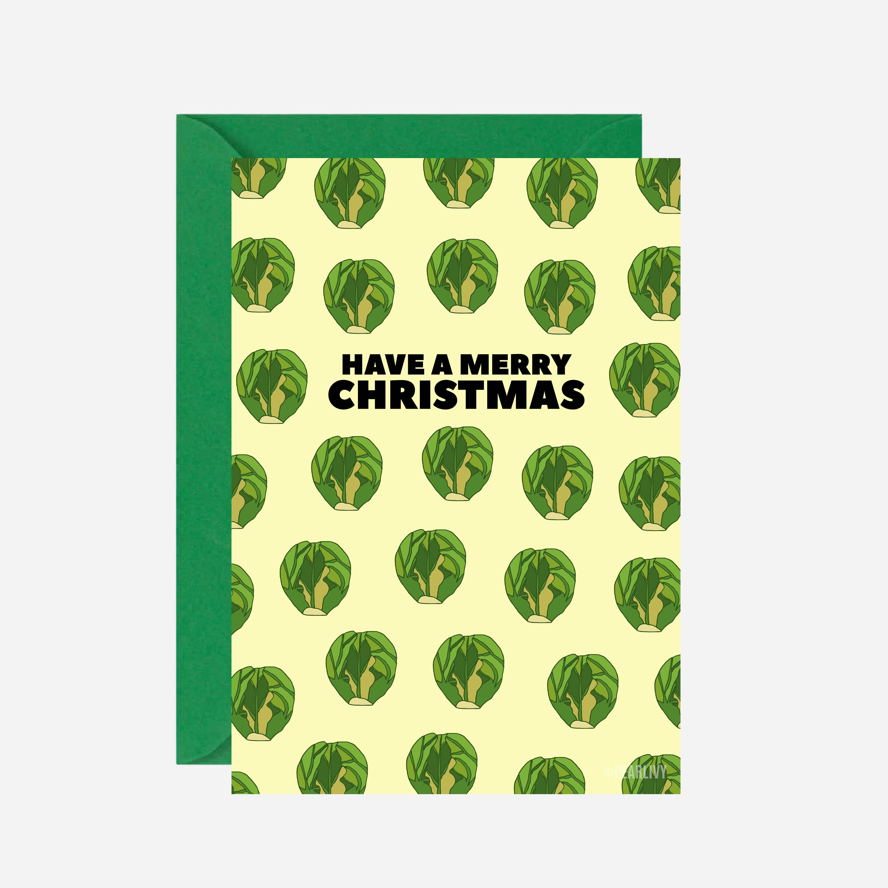Pearl Ivy – Großhandel Weihnachtskarte – Brussell Sprouts Weihnachtskarte