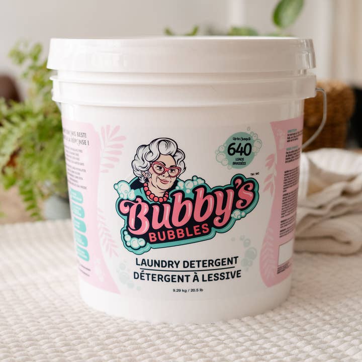 Bubby's Bubbles Bulk Detergent Bucket (640 Loads) for wholesale by Bubby's Bubbles