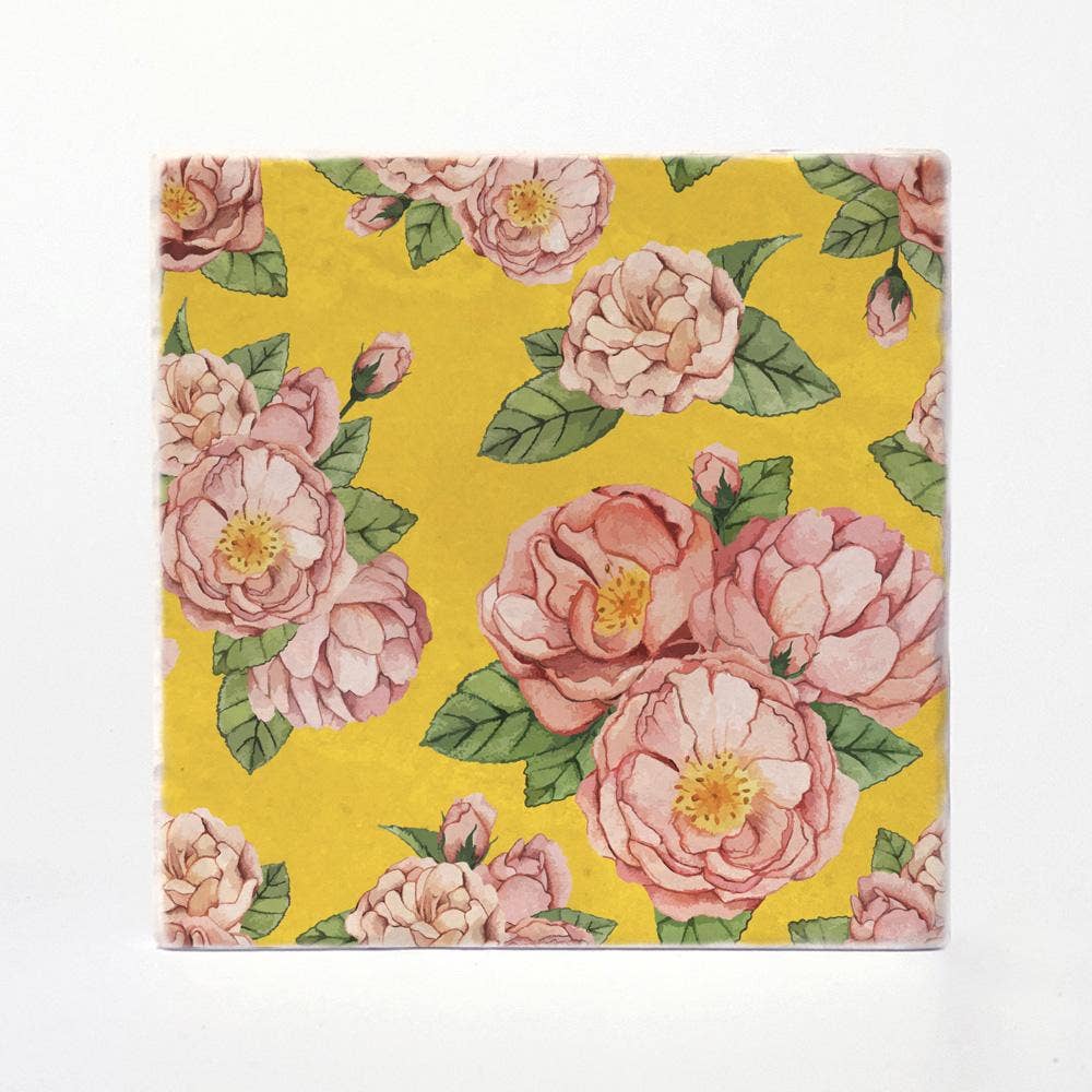 Versatile Coasters Canada - Wholesale Coasters - Antique Flowers Coasters0