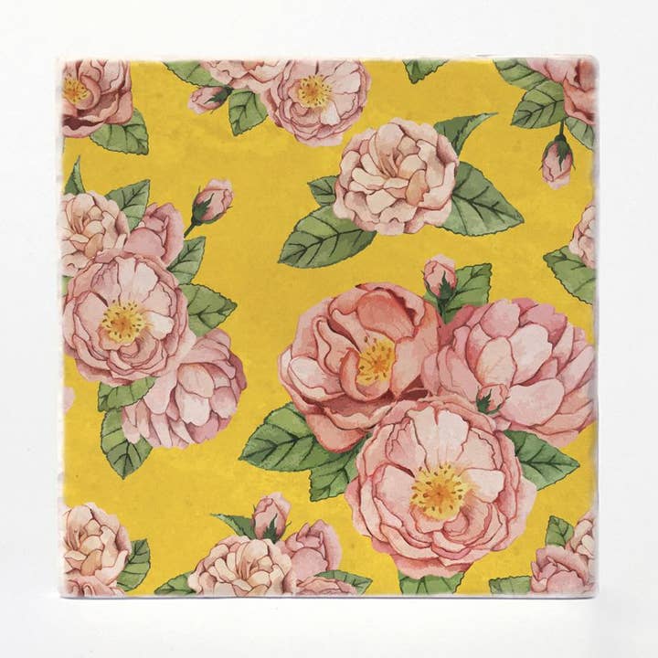 Versatile Coasters Canada - Wholesale Coasters - Antique Flowers Coasters
