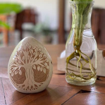 Women of the Cloud Forest - Vente Décorations de table - Luminaire céramique Thème arbre de vie4