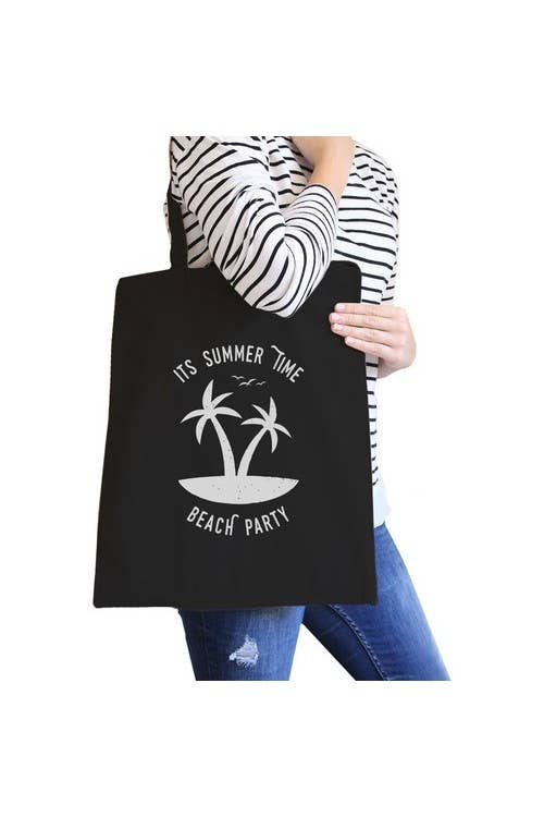 365 In Love - Wholesale Tote Bag - Women's - It's Summer Time Beach Party Canvas Bag0