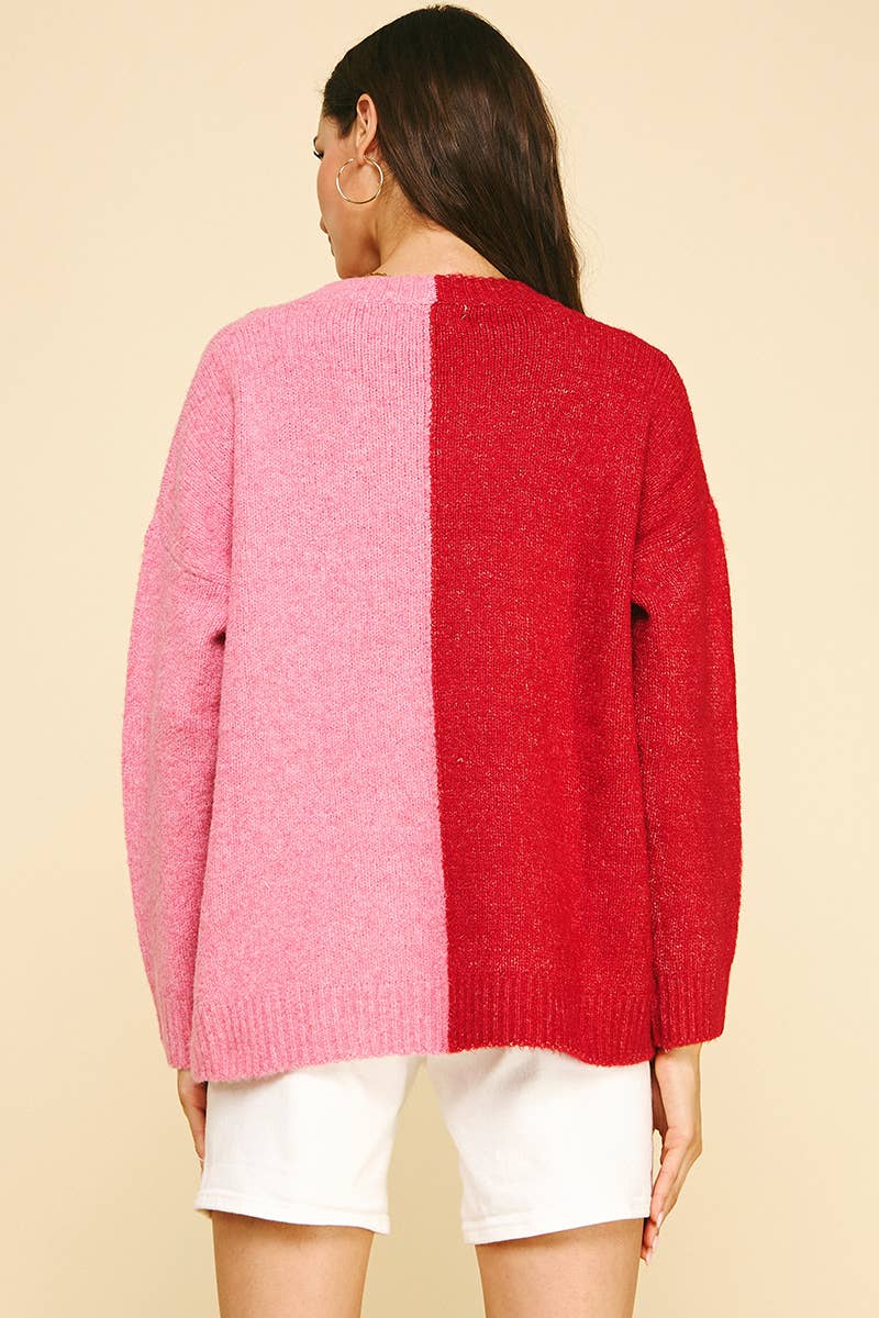 PINCH - Wholesale Pullover-trui - Dames - COLORBLOCK TRUI - 3276WS10