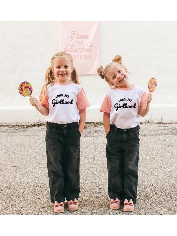Holland Ave Clothing - Wholesale Screen Printed T-Shirt - Kids - Long Live Girlhood | Infant Toddler Youth Girls Shirt