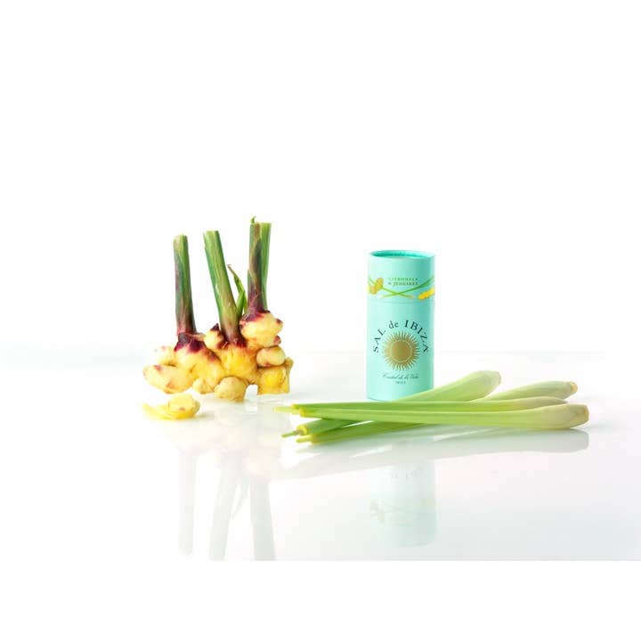 Eat Spain - Wholesale Salt - SAL de IBIZA Granito & Lemongrass and Ginger pourer 3.52oz4