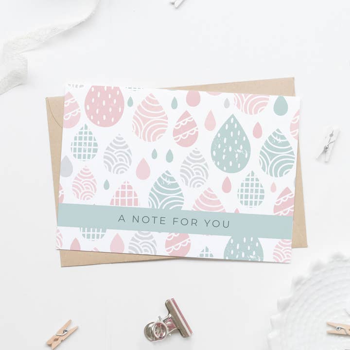 Set of 20 Easter Spring Thank You Stationery Flat Note Cards for wholesale by Lilly Belle Paperie