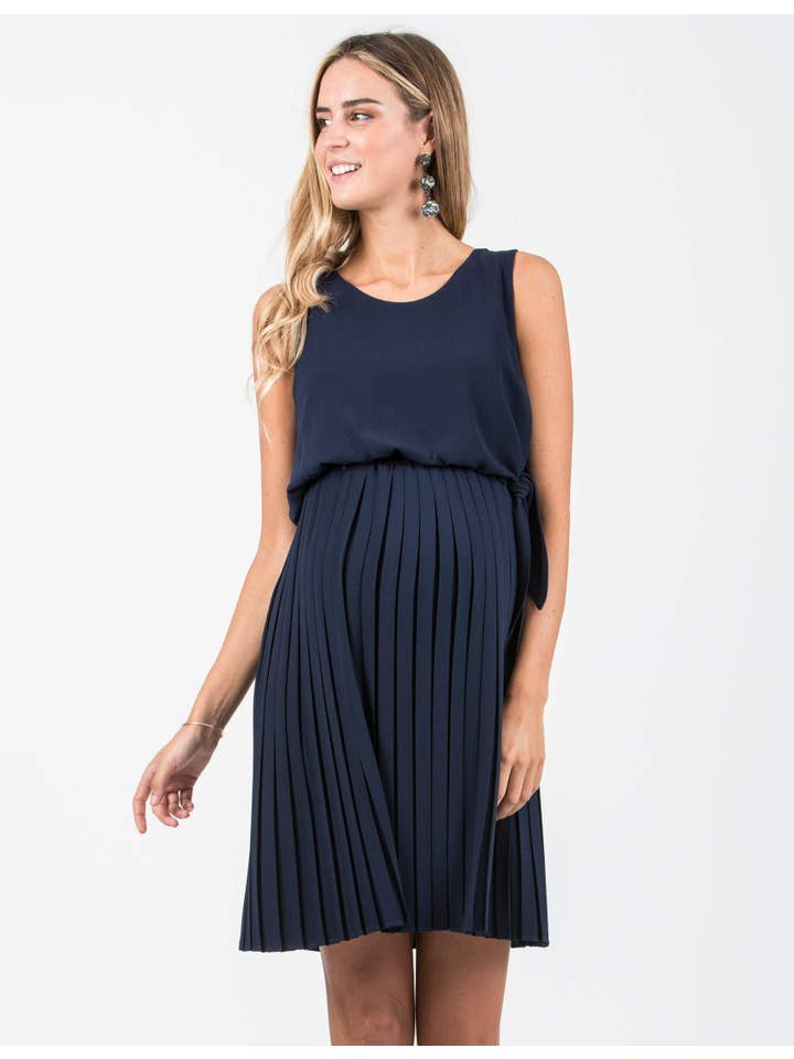 ATTESA Maternity by Vittorio Martinelli srl - Wholesale Dress - Maternity - WHITE - maternity dress2