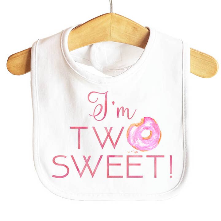 TWO Sweet Baby Bib for wholesale by Knollwood Lane