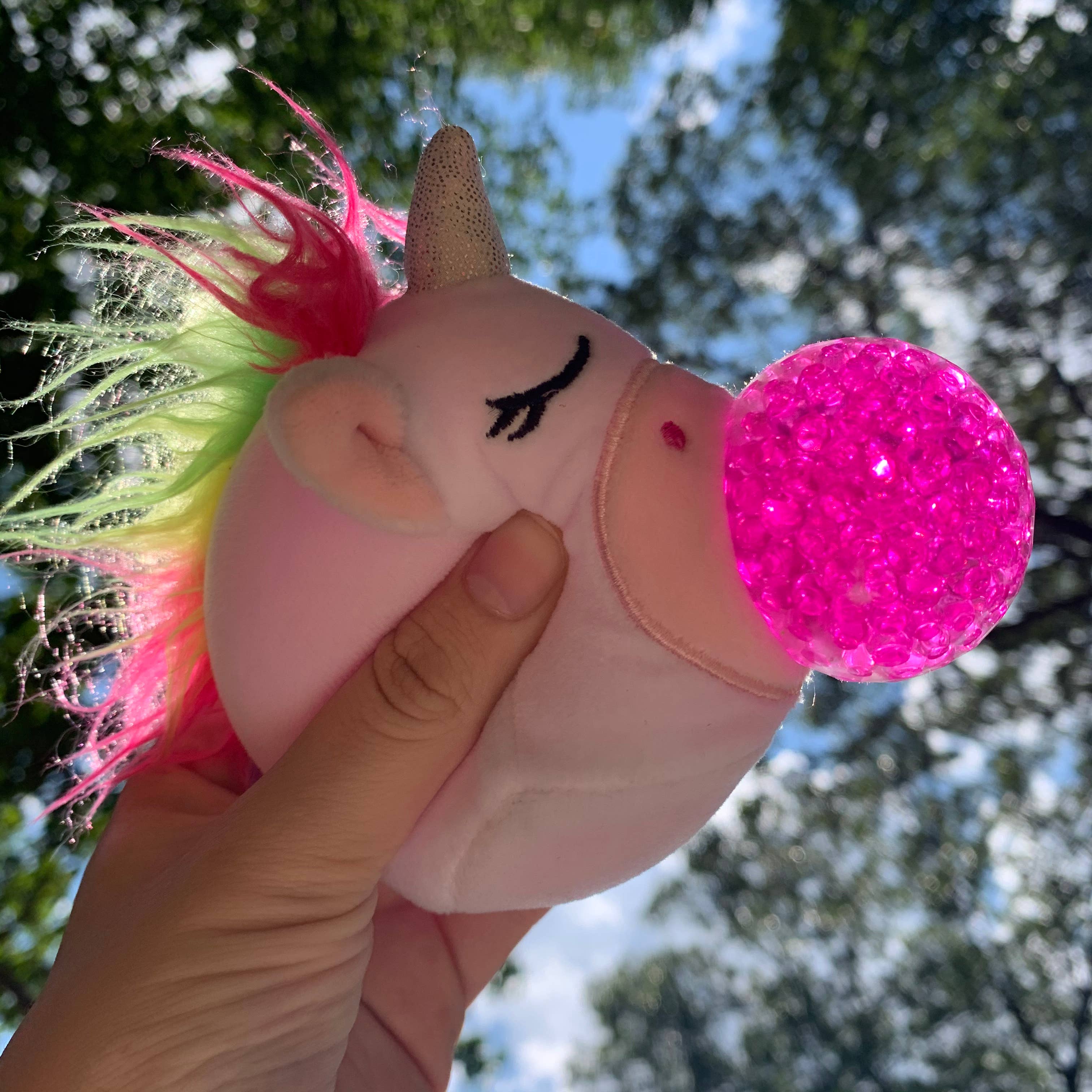 Streamline - Vente Peluche – enfant et bébé - Peluche PBJ's - Licorne arc-en-ciel magique3