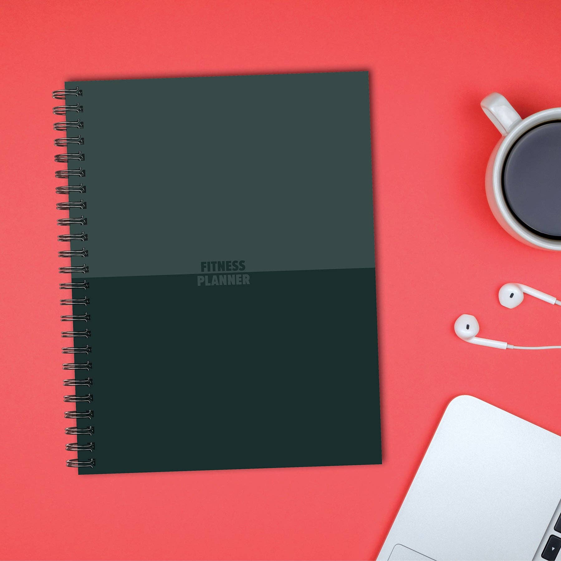 Willow Creek Press & Gifts - Wholesale Planner - Fitness 8.5" x 11" Undated Monthly Planner1