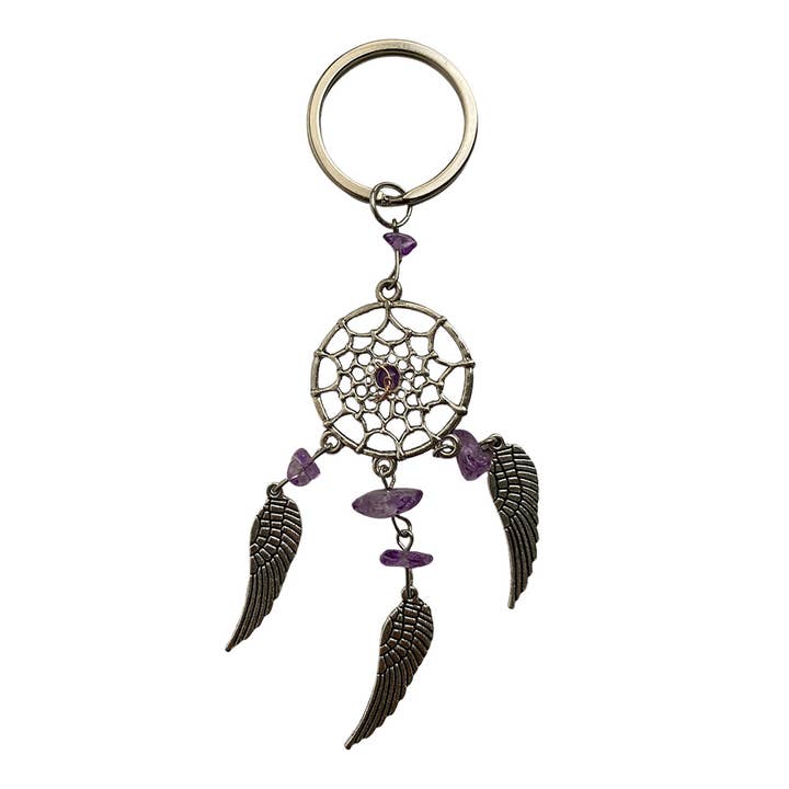 VIE - Wholesale Keychain - Women's - Dream Catcher Crystal Keychain, 12x5cm