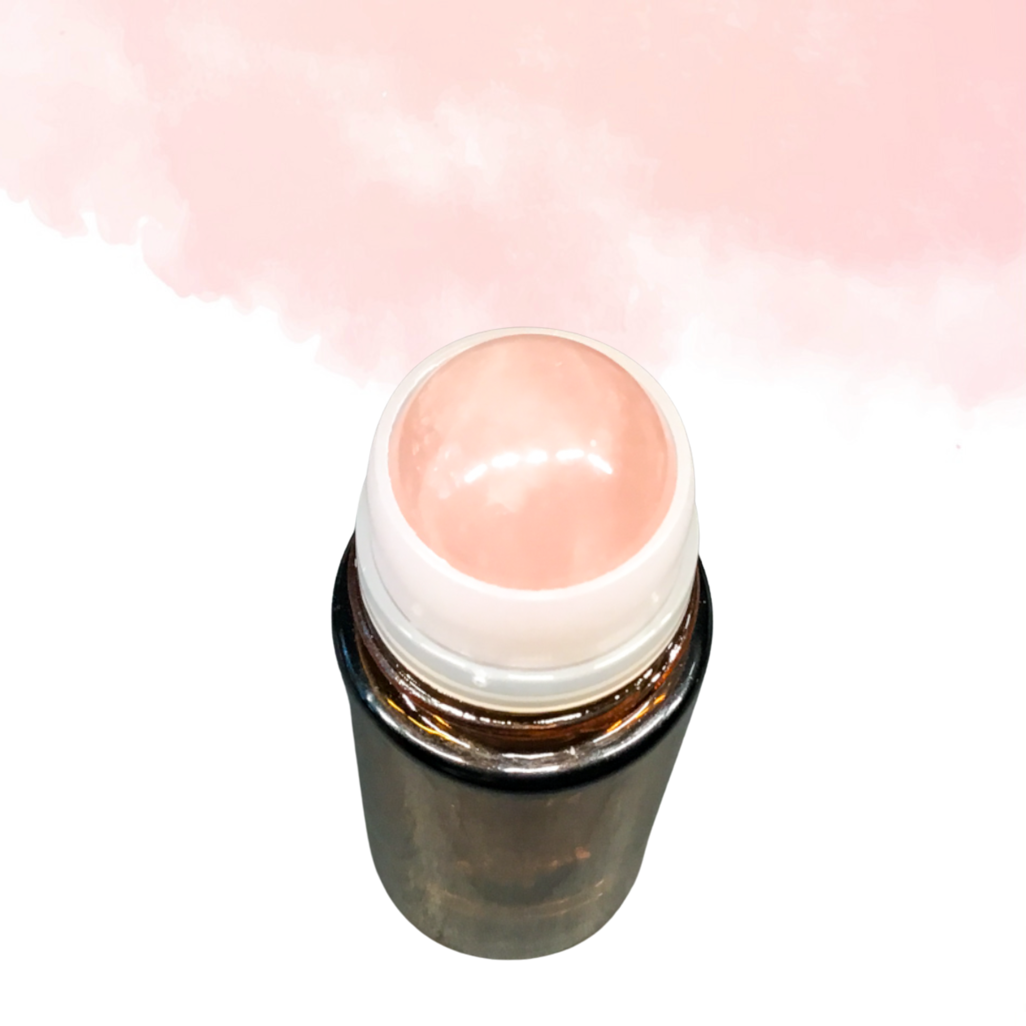 Essential Wellness - Body, Mind, Spirit - Vente Supports pour huile essentielle - Flacon rouleau en verre ambré de 50 ml avec bille en quartz rose2