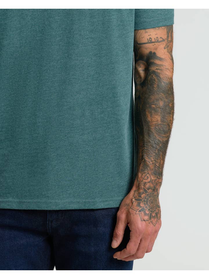 True Classic - Wholesale T-Shirt - Men's - Heather Seafarer Classic Crew Neck5