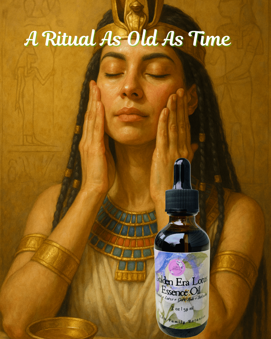 KAM Family Botanics - Wholesale Facial Oil - Golden Era Lotus Essence Oil4