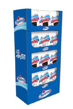 Shop The King - Wholesale Retailer Display - Food & Drink - Hostess Bagged Donut Shipper 36ct0