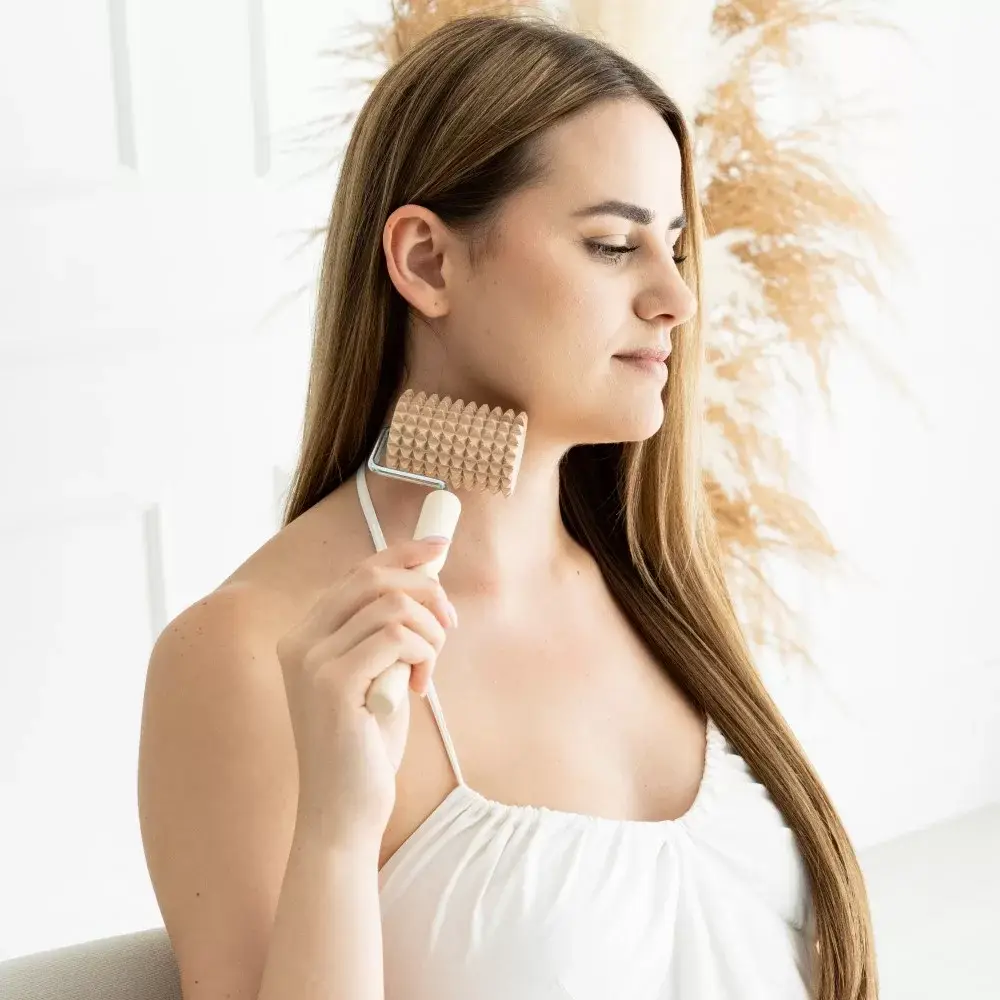 ACUS MED – wholesale Kroppsmassage – Anti-celluliterulle och kroppsmassageverktyg i trä för maderoterapi3