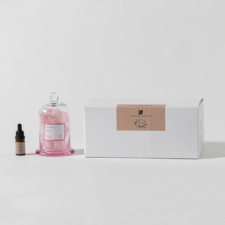 Palmoire Home Fragrance - Vendita all'ingrosso Diffusori a lamella - Diffusore di Pietre Preziose Blushing Rosé con Fragranza Rosa/Gelsomino4