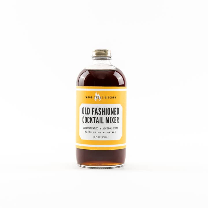 Wood Stove Kitchen - Wholesale Cocktail Mix/Syrup - Old Fashioned Cocktail Syrup, 16 fl oz - for Cocktails and M