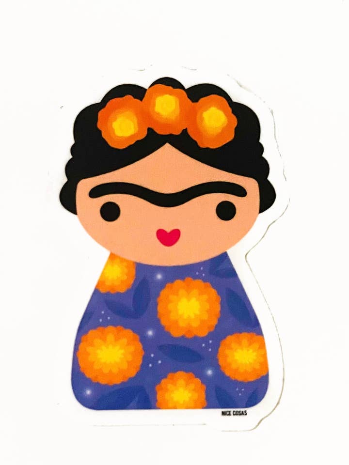 Sticker - Little Artist Marigolds - Nice Cosas for wholesale by Nice Cosas