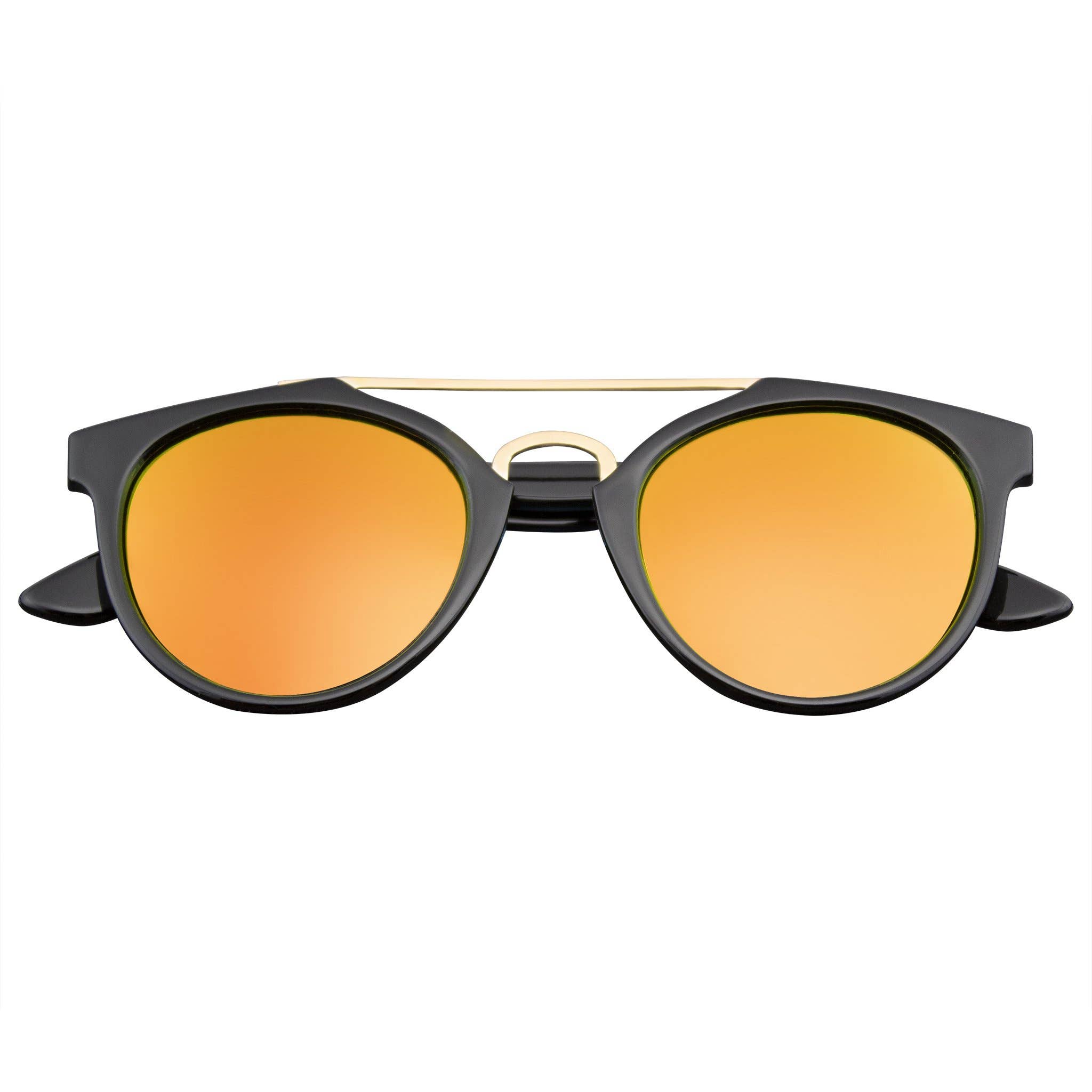 Emblem Eyewear – wholesale Solglasögon - Unisex – Premium Horn Rimmed Vintage Crossbar solglasögon Flash12