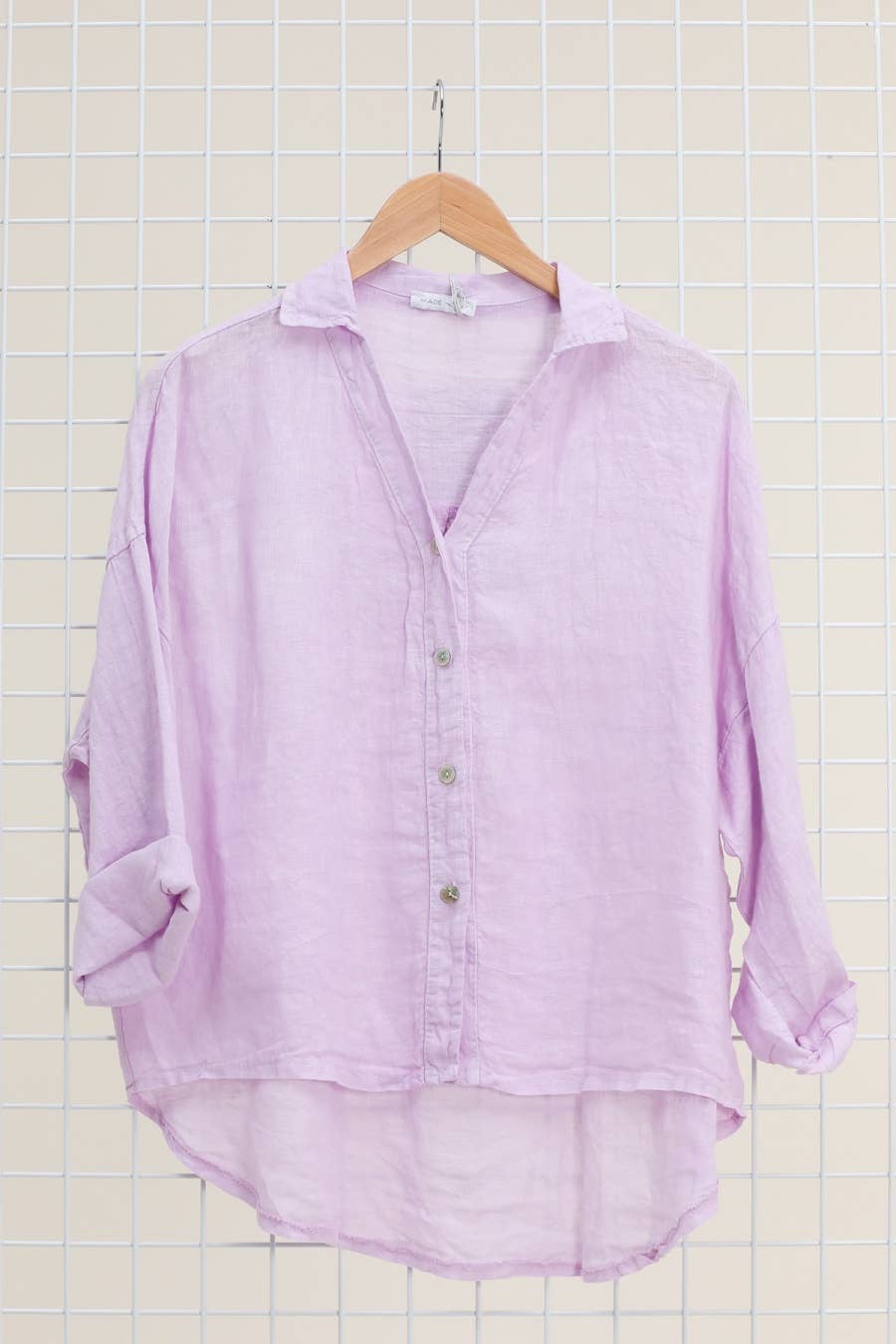 LINEN & COTTON HOUSE - Vente Chemise à col boutonné – femme - CHEMISE EN LIN. 48902 NINA21