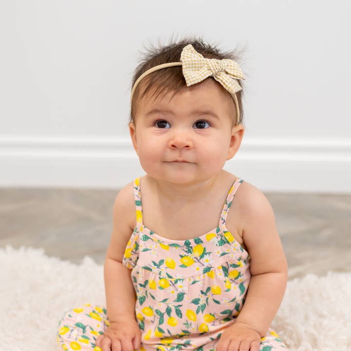 Tank-Overall - Zitronen Pink für den Großhandel von Sweet Bamboo